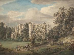 Paul Sandby - Roche Abbey, Yorkshire | Пол Сэндби