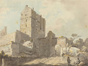 Paul Sandby - Roslin Castle | Пол Сэндби