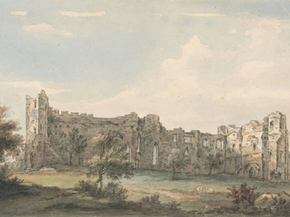 Paul Sandby - Ruins of Newark Castle | Пол Сэндби
