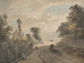 Paul Sandby - The Bayswater Turnpike | Пол Сэндби
