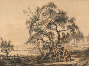 Paul Sandby - The Gypsy Fortune-Teller | Пол Сэндби