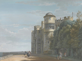 Paul Sandby - The North Terrace, Looking East | Пол Сэндби