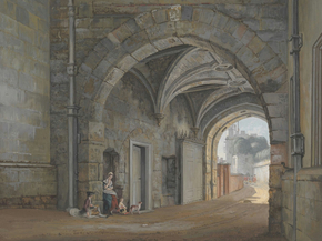 Paul Sandby - The Queen Elizabeth Gate | Пол Сэндби