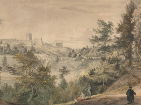 Paul Sandby - View of Richmond Castle, Yorkshire | Пол Сэндби
