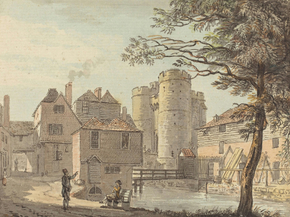 Paul Sandby - West Gate at Canterbury | Пол Сэндби