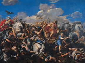 Pietro da Cortona - Battle of Alexander versus Darius | Пьетро да Кортона