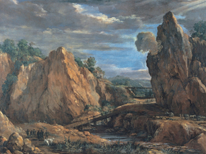 Pietro da Cortona - The allume mines of Tolfa | Пьетро да Кортона