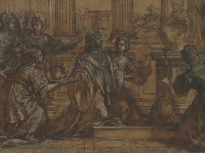 Pietro da Cortona - The Idolatry of Solomon | Пьетро да Кортона