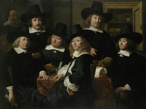 Ferdinand Bol - Zes regenten en de bode van het Nieuwe Zijds | Фердинанд Бол