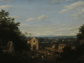 Frans Post - Igreja de Sao Cosme e Sao Damiao em Igarassu | Франс Пост