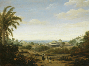 Frans Post - Landschap bij de rivier Senhor de Engenho, Brazilie | Франс Пост