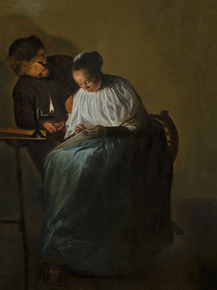 Judith Leyster - Man Offering Money to a Young Woman | Юдит Лейстер