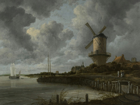 Jacob van Ruysdael - De molen bij Wijk bij Duurstede | Якоб ван Рёйсдал