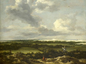 Jacob van Ruysdael - Dune Landscape with Rabbit | Якоб ван Рёйсдал