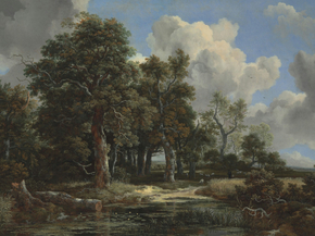 Jacob van Ruysdael - Edge of a Forest with a Grainfield | Якоб ван Рёйсдал