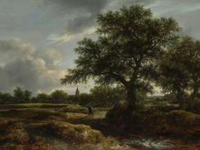 Jacob van Ruysdael - Landscape with a Village in the Distance | Якоб ван Рёйсдал Jacob van Ruysdael - Landscape with a Village in the Distance | Якоб ван Рёйсдал