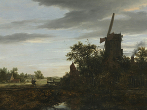 Jacob van Ruysdael - Landscape with a Windmill | Якоб ван Рёйсдал