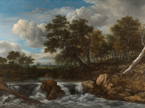 Jacob van Ruysdael - Landscape with Waterfall van Ruisdael | Якоб ван Рёйсдал Jacob van Ruysdael - Landscape with Waterfall van Ruisdael | Якоб ван Рёйсдал
