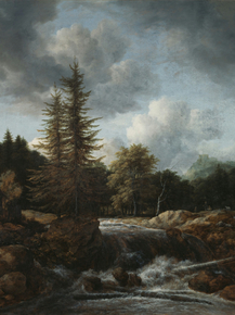 Jacob van Ruysdael - Landscape with Waterfall | Якоб ван Рёйсдал Jacob van Ruysdael - Landscape with Waterfall | Якоб ван Рёйсдал