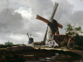 Jacob van Ruysdael - Landscape with Windmills near Haarlem | Якоб ван Рёйсдал