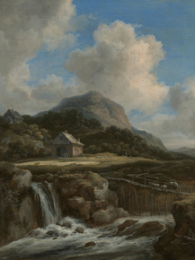 Jacob van Ruysdael - Mountain Torrent | Якоб ван Рёйсдал