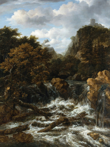Jacob van Ruysdael - Norwegian Landscape with Waterfall | Якоб ван Рёйсдал