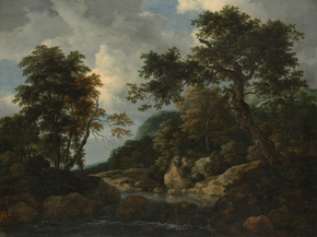 Jacob van Ruysdael - The Forest Stream | Якоб ван Рёйсдал