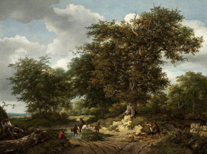 Jacob van Ruysdael - The Great Oak, Nicolaes Pietersz Berchem | Якоб ван Рёйсдал