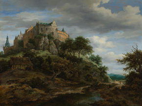 Jacob van Ruysdael - View of Bentheim Castle | Якоб ван Рёйсдал