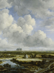 Jacob van Ruysdael - View of Haarlem with Bleaching Grounds | Якоб ван Рёйсдал