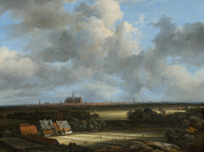 Jacob van Ruysdael - View of Haarlem with Bleaching Grounds | Якоб ван Рёйсдал Jacob van Ruysdael - View of Haarlem with Bleaching Grounds | Якоб ван Рёйсдал