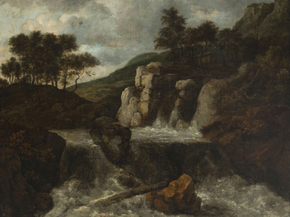 Jacob van Ruysdael - Waterfall in a Rocky and Mountainous | Якоб ван Рёйсдал Jacob van Ruysdael - Waterfall in a Rocky and Mountainous | Якоб ван Рёйсдал