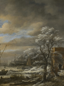 Jacob van Ruysdael - Winter Landscape | Якоб ван Рёйсдал Jacob van Ruysdael - Winter Landscape | Якоб ван Рёйсдал