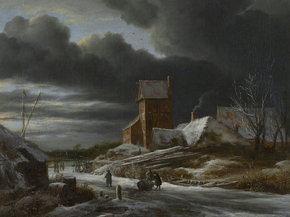 Jacob van Ruysdael - Winterlandschap | Якоб ван Рёйсдал