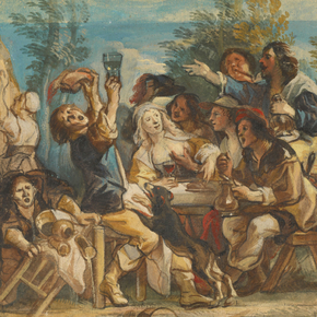 Jacob Jordaens - A Merry Company | Якоб Йорданс