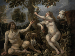 Jacob Jordaens - Adam and Eve | Якоб Йорданс