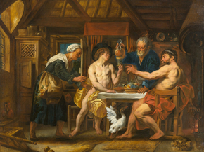 Jacob Jordaens - Jupiter and Mercury in the House of Philemon | Якоб Йорданс