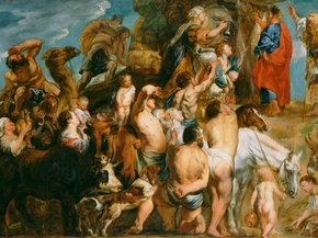 Jacob Jordaens - Moses Striking Water from the Rock | Якоб Йорданс