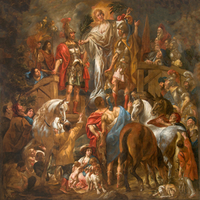 Jacob Jordaens - Peace between the Romans and the Batavians | Якоб Йорданс