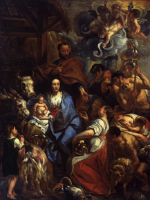Jacob Jordaens - The Adoration of the Shepherds | Якоб Йорданс