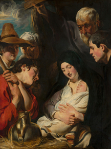 Jacob Jordaens - The Adoration of the Shepherds | Якоб Йорданс