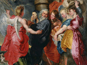 Jacob Jordaens - The Flight of Lot and His Family from Sodom | Якоб Йорданс