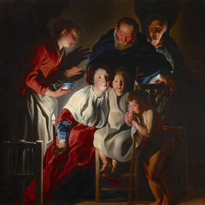Jacob Jordaens - The Holy Family | Якоб Йорданс