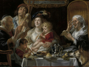Jacob Jordaens - The old Folks sing, the young Folks chirp | Якоб Йорданс