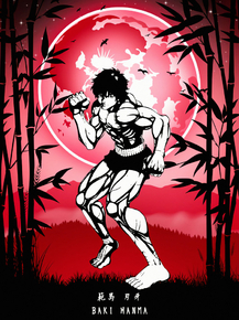 Grappler Baki (Коллекция постеров №1) | Боец Баки