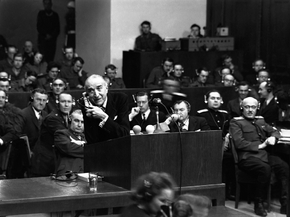 Нюрнберг. Ноябрь 1946. Обвинитель от Франции
