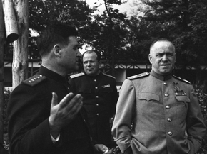 Карлхорст, Маршал Жуков и генералы его штаба