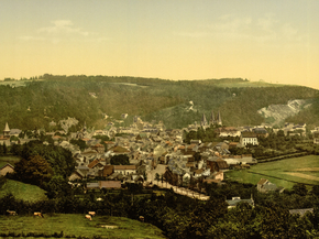 Cityscape of Spa, Belgium
