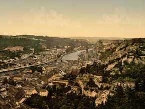 From the Casino garden, Dinant, Belgium