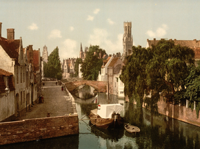 Quai vert, Bruges, Belgium Quai vert, Bruges, Belgium
